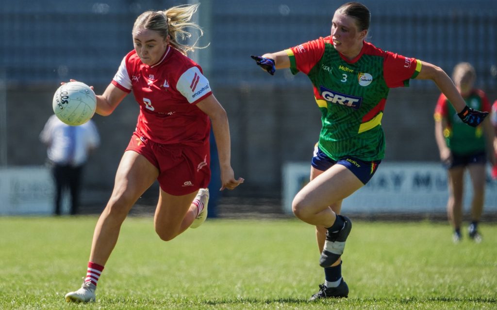 Emaoifrob congratulates Louth Ladies LGFA on winning Junior All Ireland Final